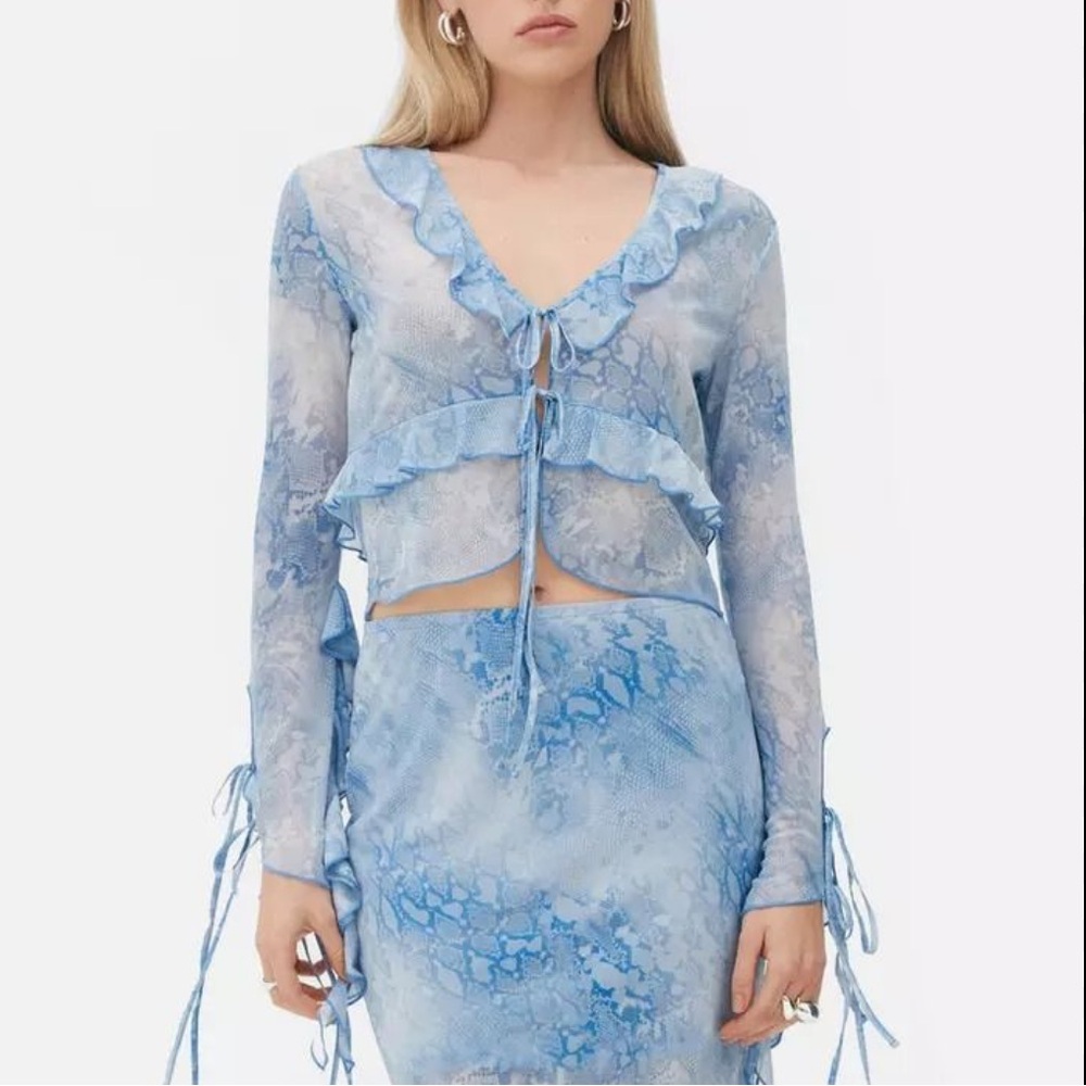 Rita Ora x Primark Snake Mesh Top